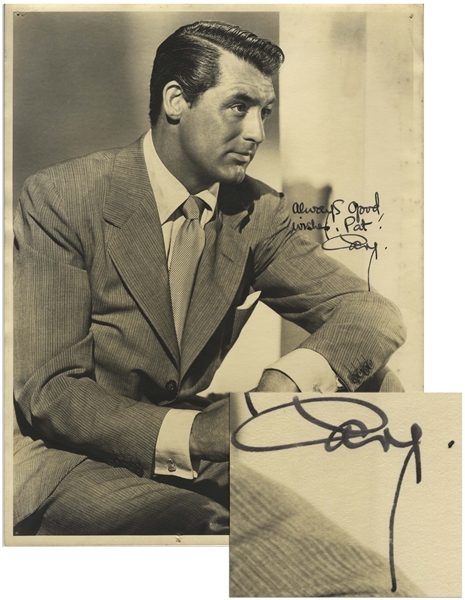 Cary Grant 11'' x 14'' Signed Photo, With Bold Signature